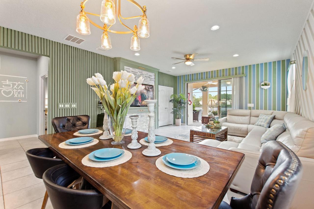 Stylish Cozy Family Getaway With Private Pool And Lake View Kissimmee Ngoại thất bức ảnh