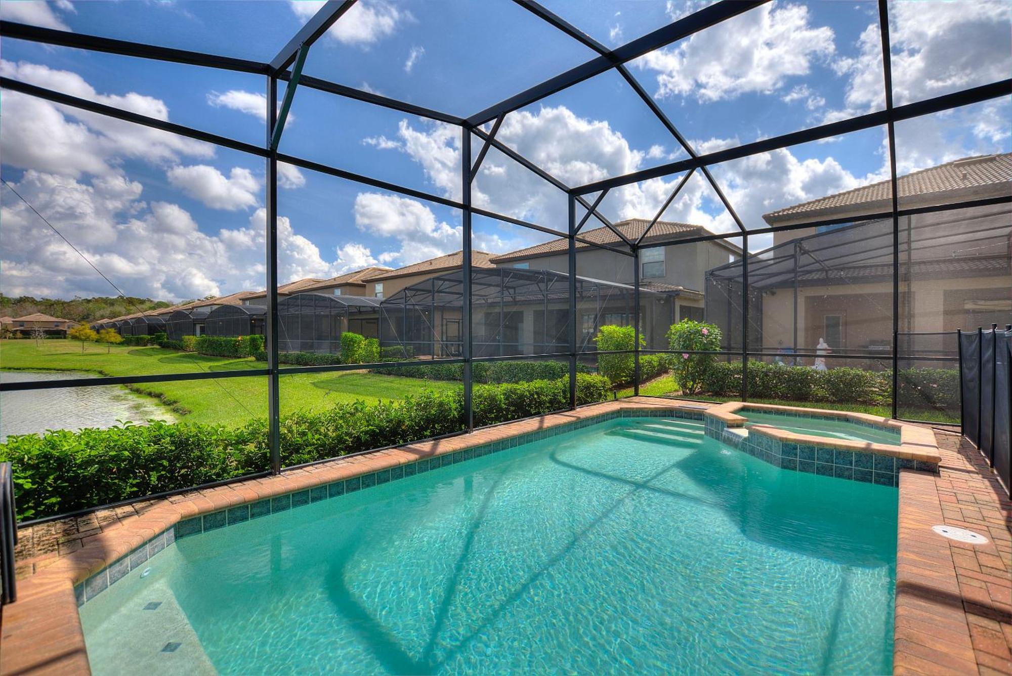 Stylish Cozy Family Getaway With Private Pool And Lake View Kissimmee Ngoại thất bức ảnh