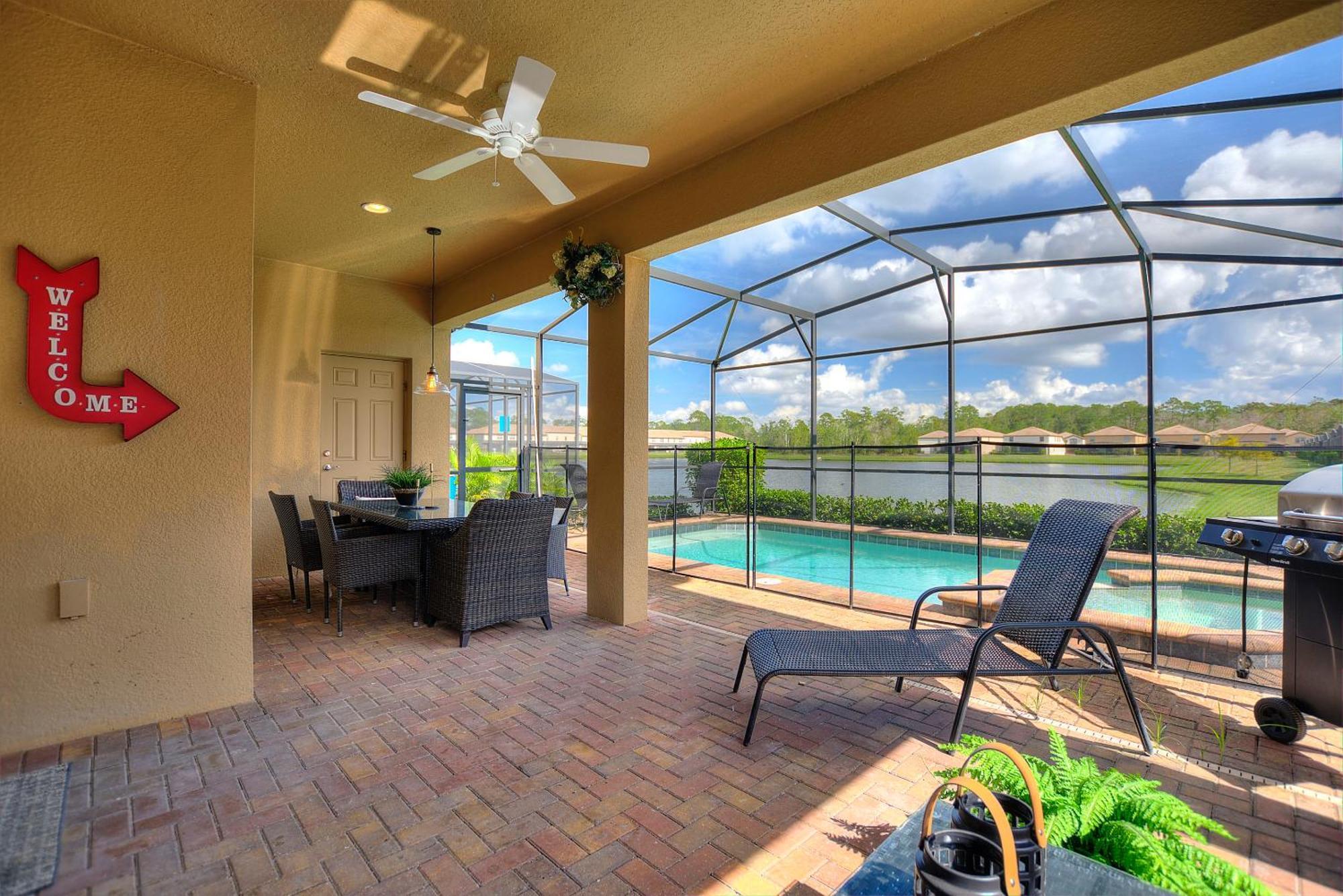 Stylish Cozy Family Getaway With Private Pool And Lake View Kissimmee Ngoại thất bức ảnh