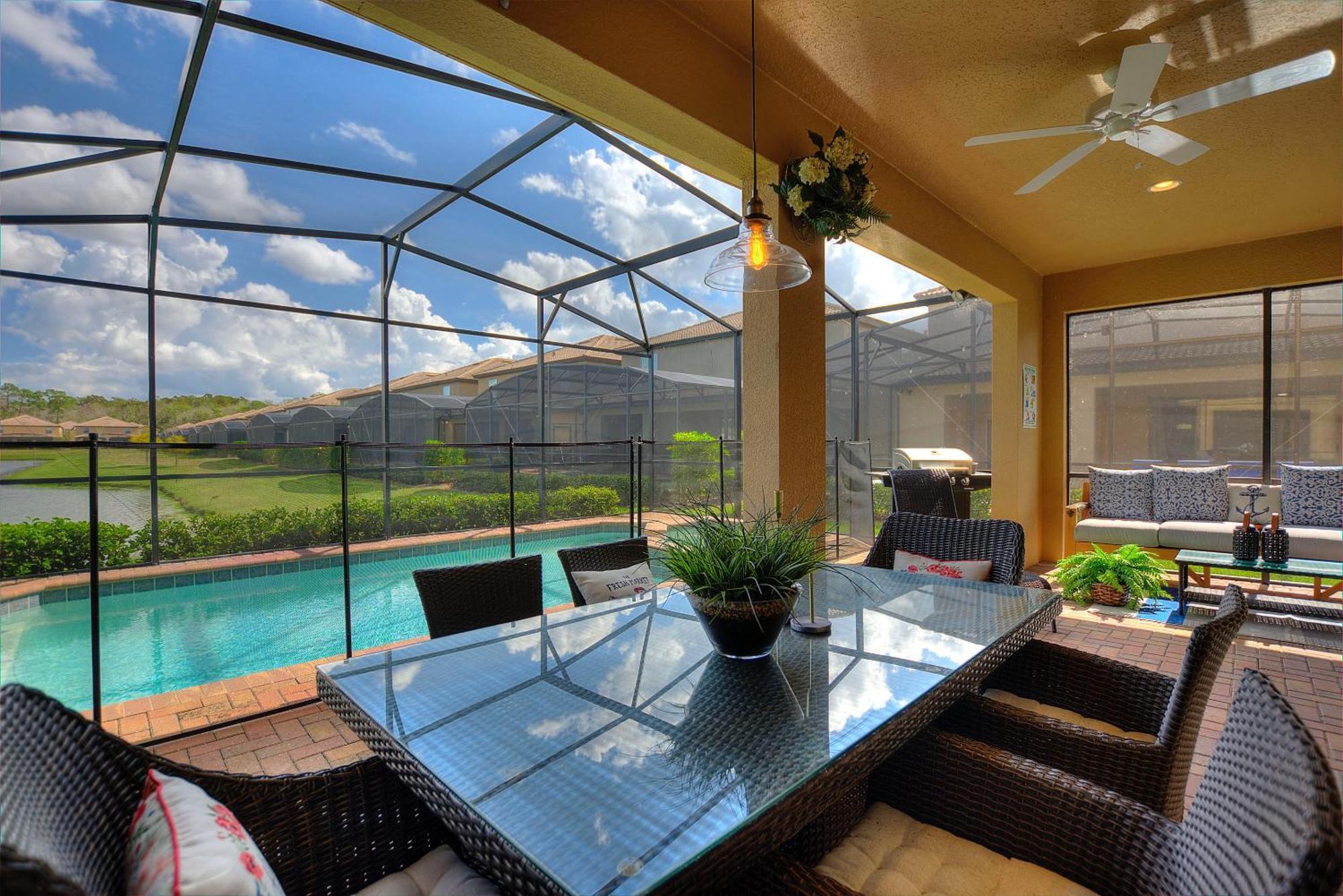 Stylish Cozy Family Getaway With Private Pool And Lake View Kissimmee Ngoại thất bức ảnh