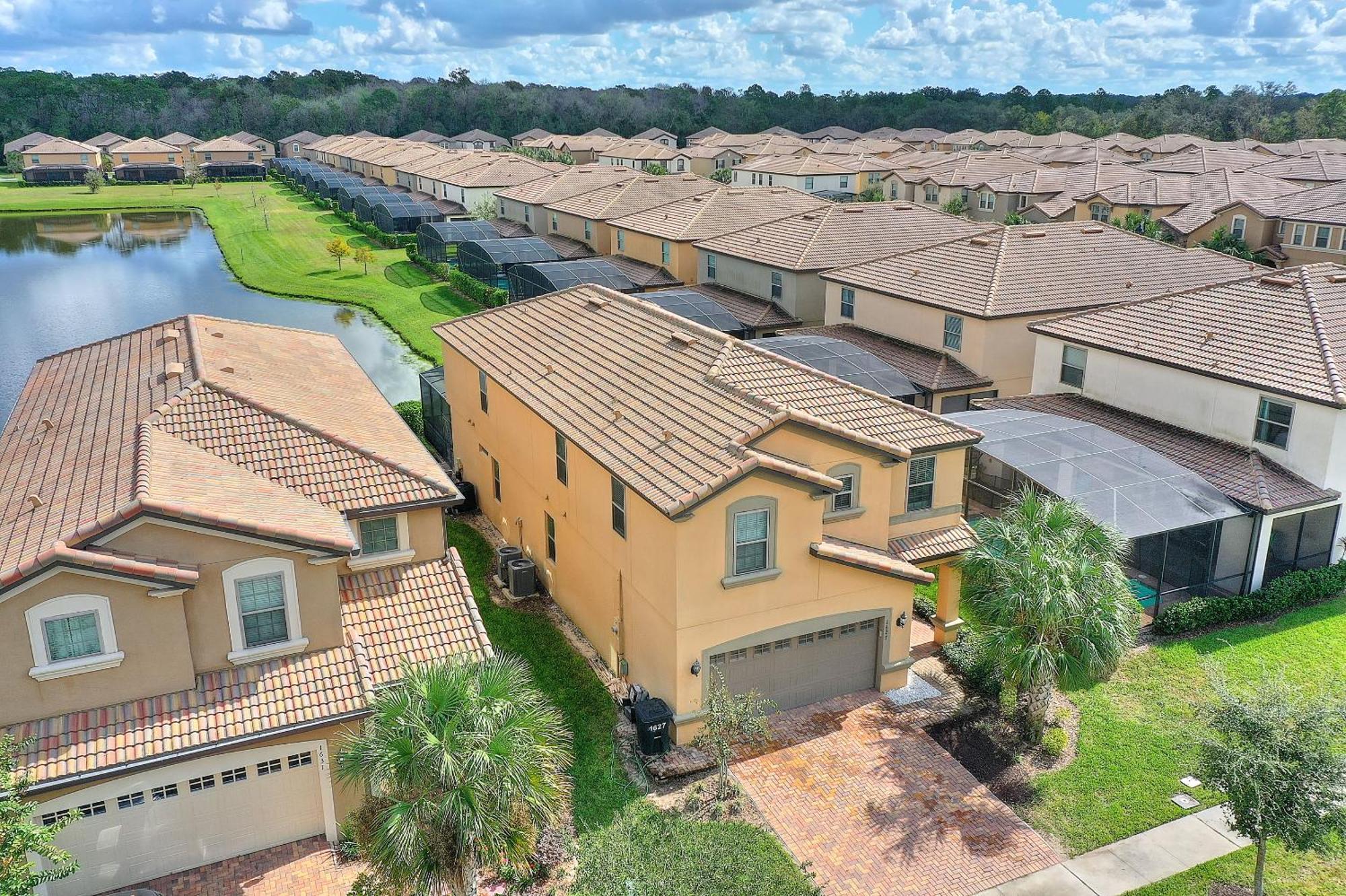 Stylish Cozy Family Getaway With Private Pool And Lake View Kissimmee Ngoại thất bức ảnh